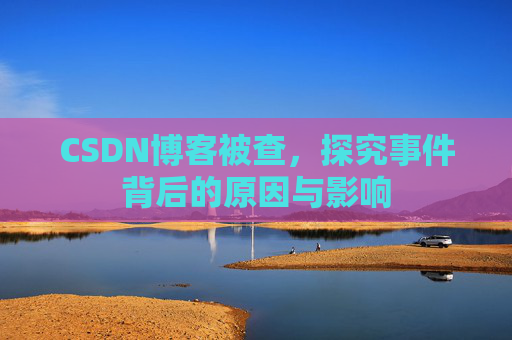 CSDN博客被查，探究事件背后的原因与影响